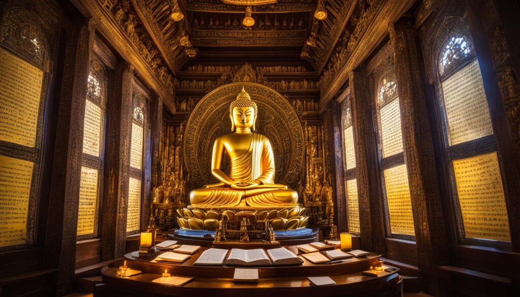 impact of buddhism sacred texts