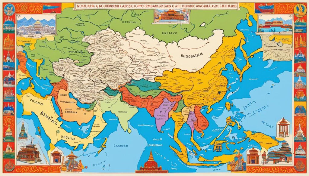buddhism spread in central asia