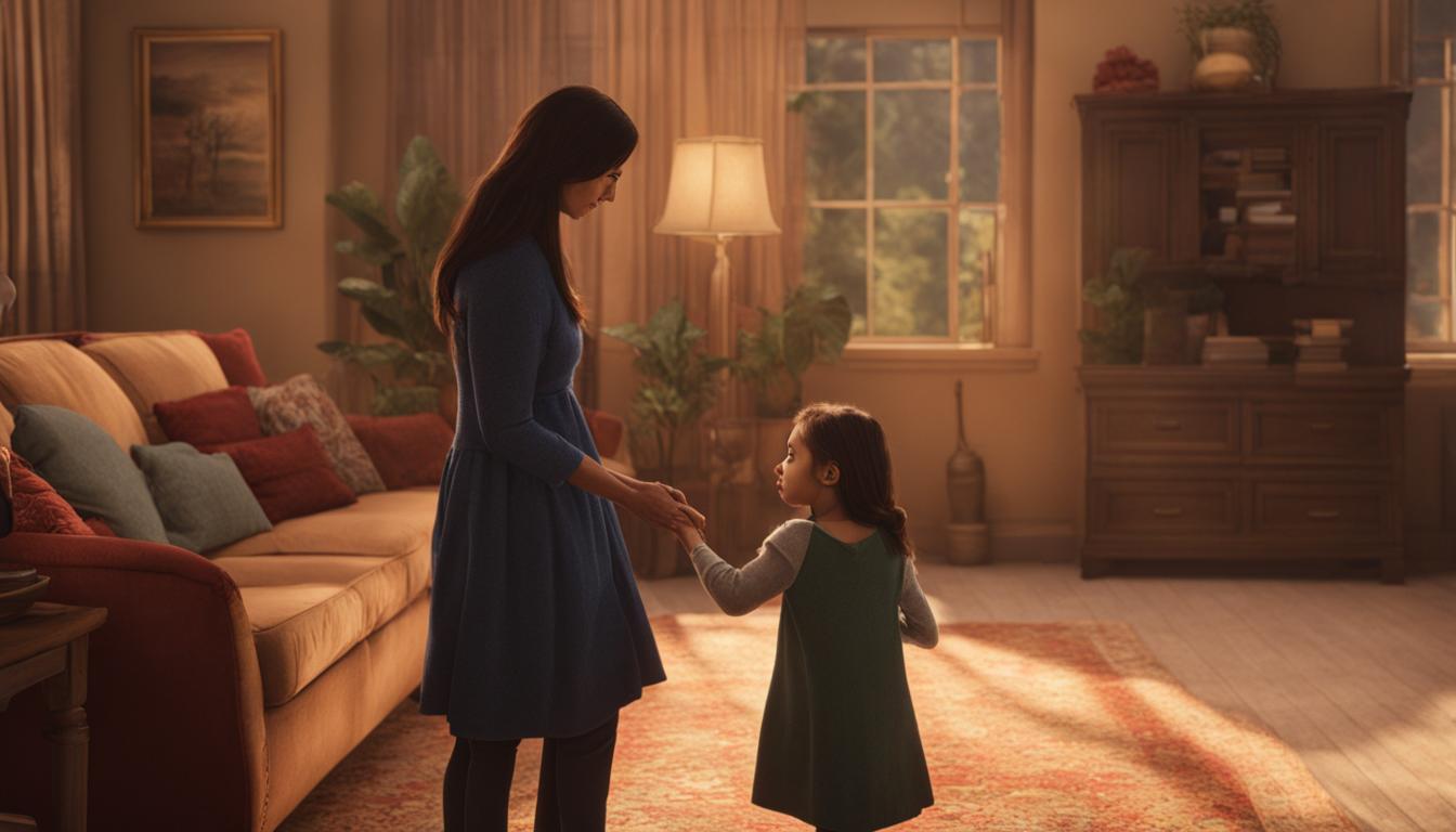 my mom pushed me away when i tried to hug her