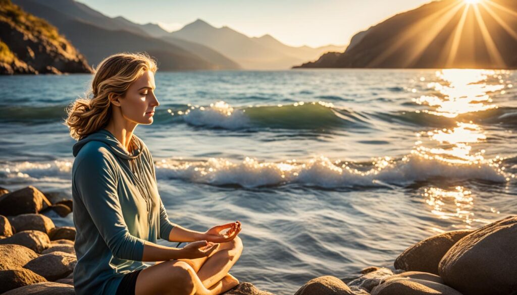 Meditating by the Water