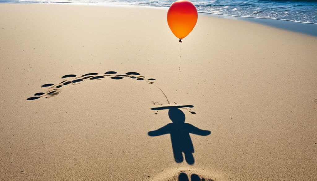 letting go through symbolic actions