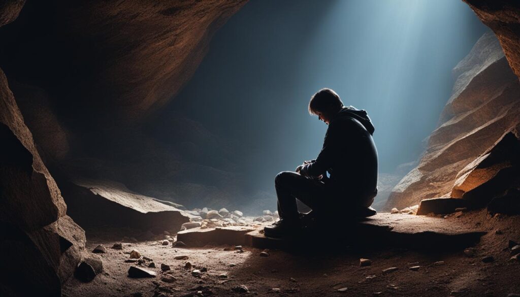 reflecting on rock bottom