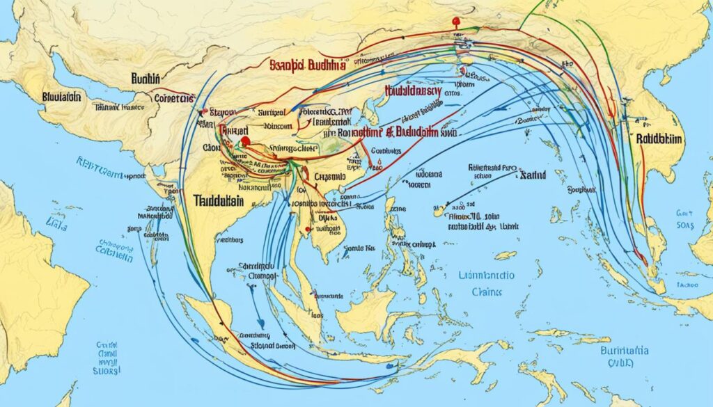 spread of buddhism