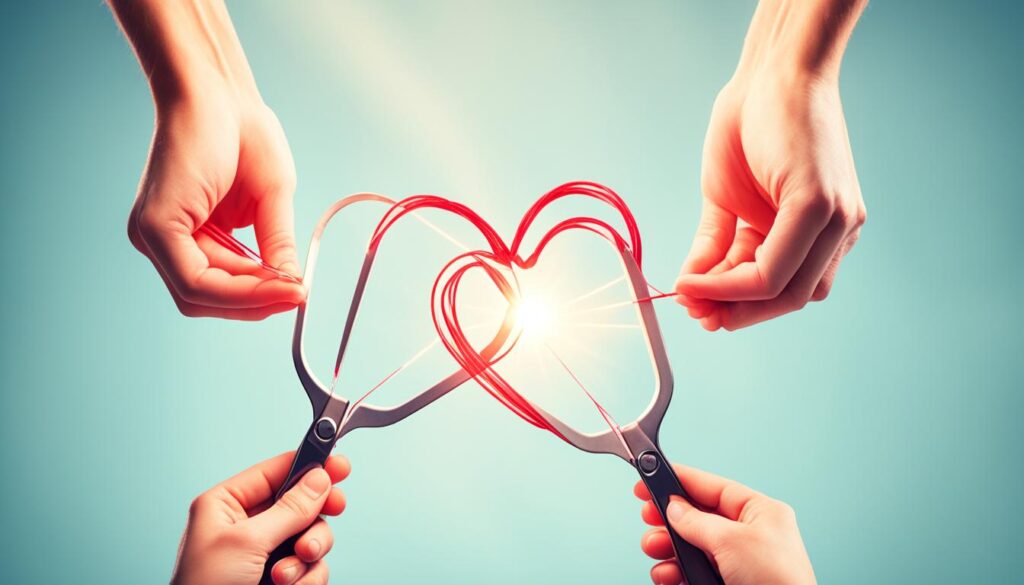 cutting contact with an ex