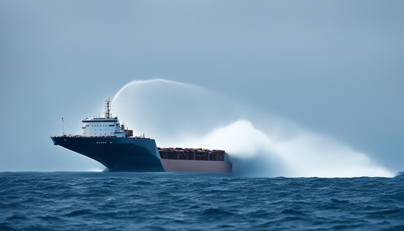 ships don t sink because of the water around them