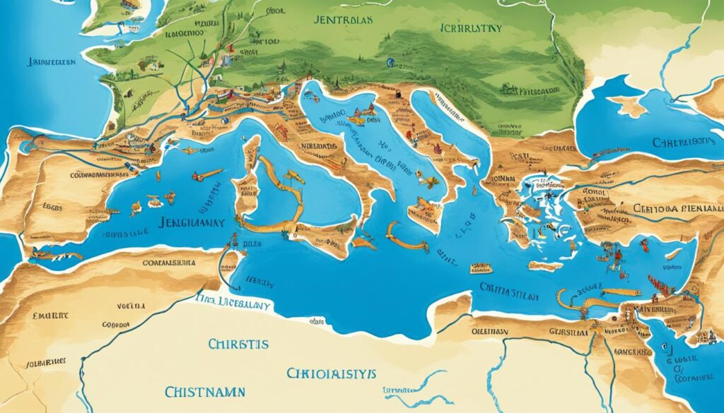 early christianity migration routes early christianity migration routes