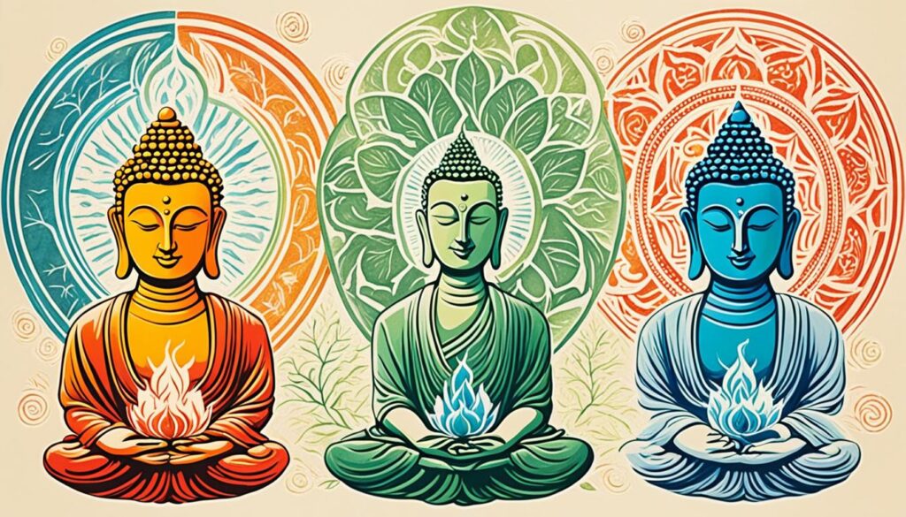 Five Harmonies of Buddhism Image Five Harmonies of Buddhism Image